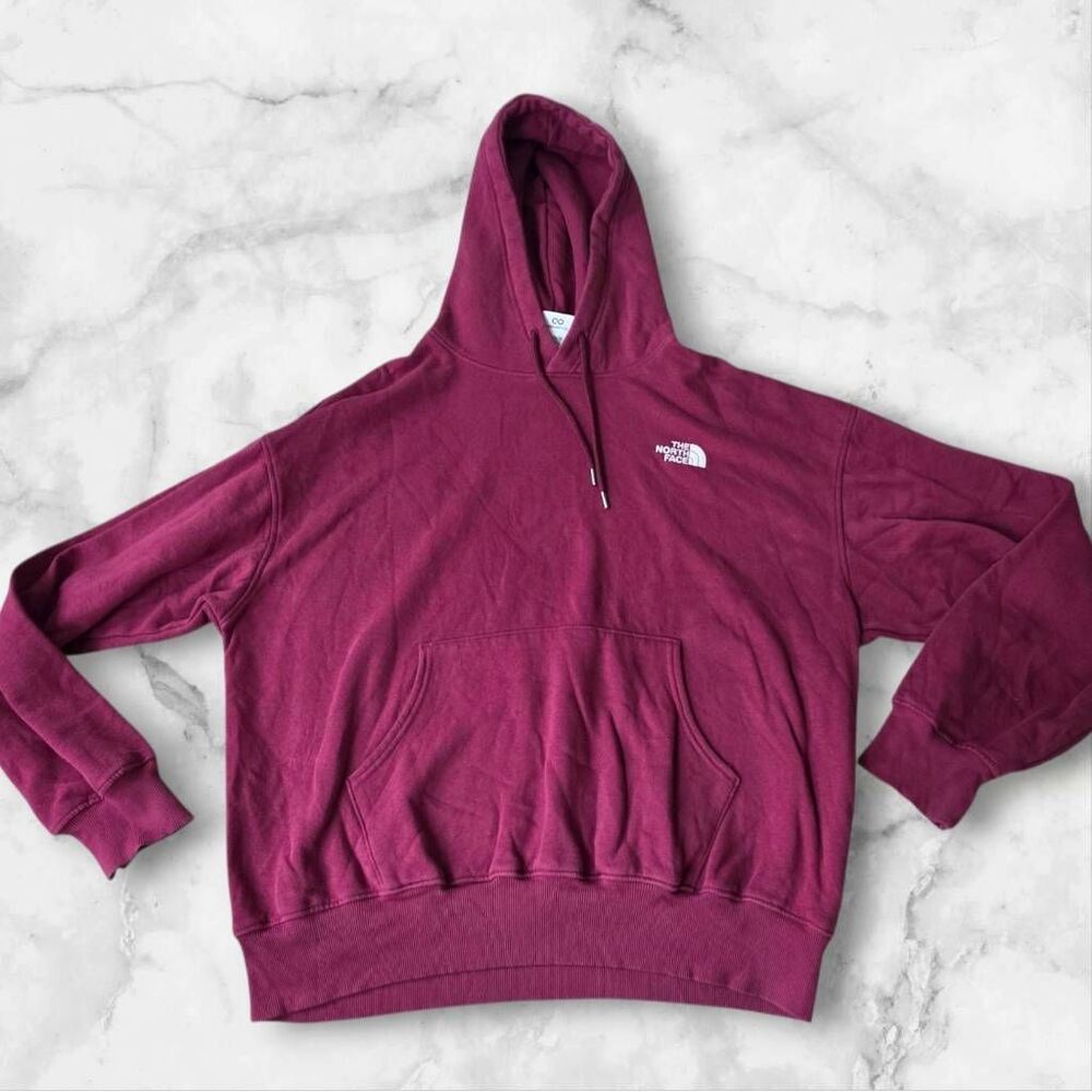 North Face Mens Size Large Maroon Hoodie